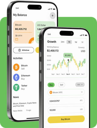 Tana Yieldspire trading platform with live market data